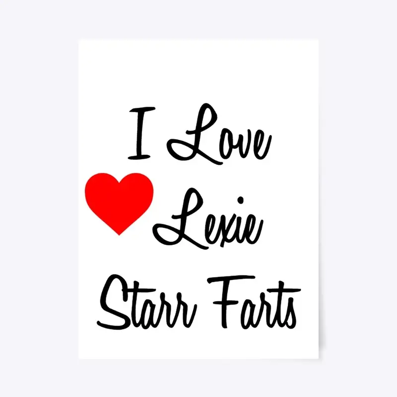 I Love Lexie Starr Farts